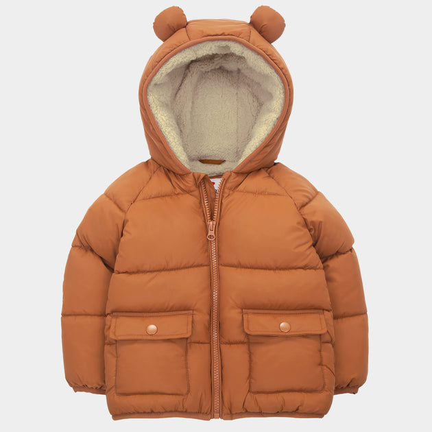 Rokka & Rolla Borg-gefütterte Daunenjacke Grau 18-24 Monate 2