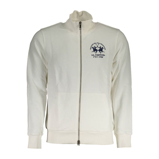 La Martina Men's Sweatshirt White Large 2
