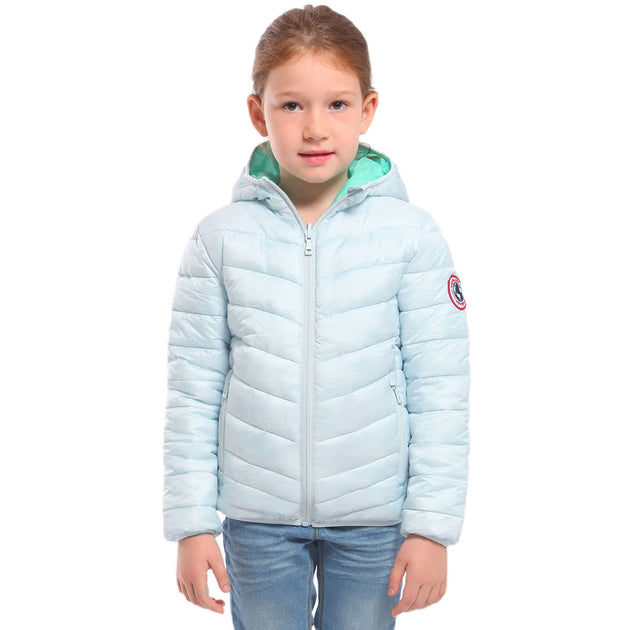 Rokka & Rolla Girls Reversible Puffer Jacket Multi US 10-12 2