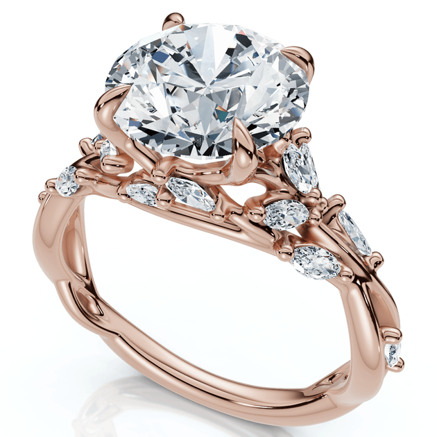Pompeii3 3Ct Garten Diamant Verlobungsring 4