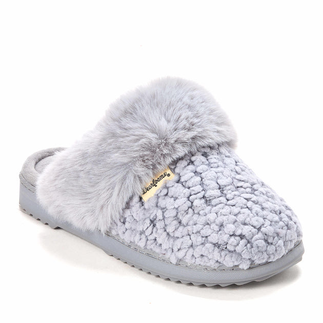 Dearfoams Courtney Knit Scuff Slipper Pink Small 3