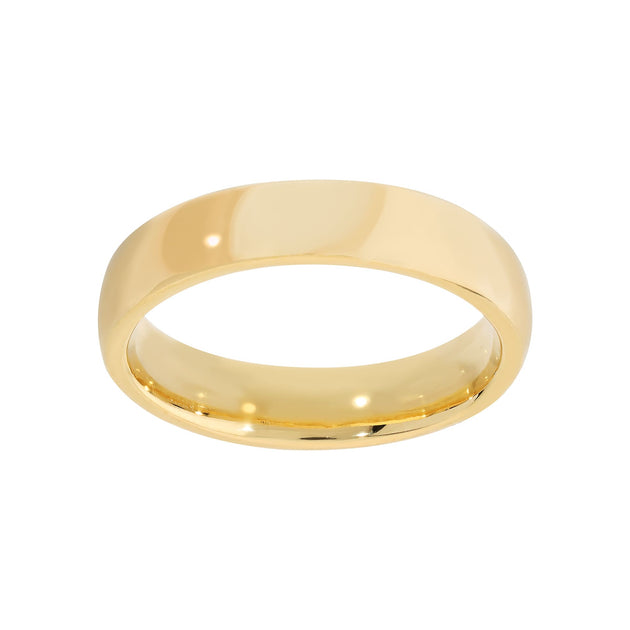 Autentica Silk Fit Band Ring Gold US 9 2
