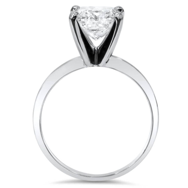 Pompeii3 Solitaire Engagement Ring White Gold US 4.5 4
