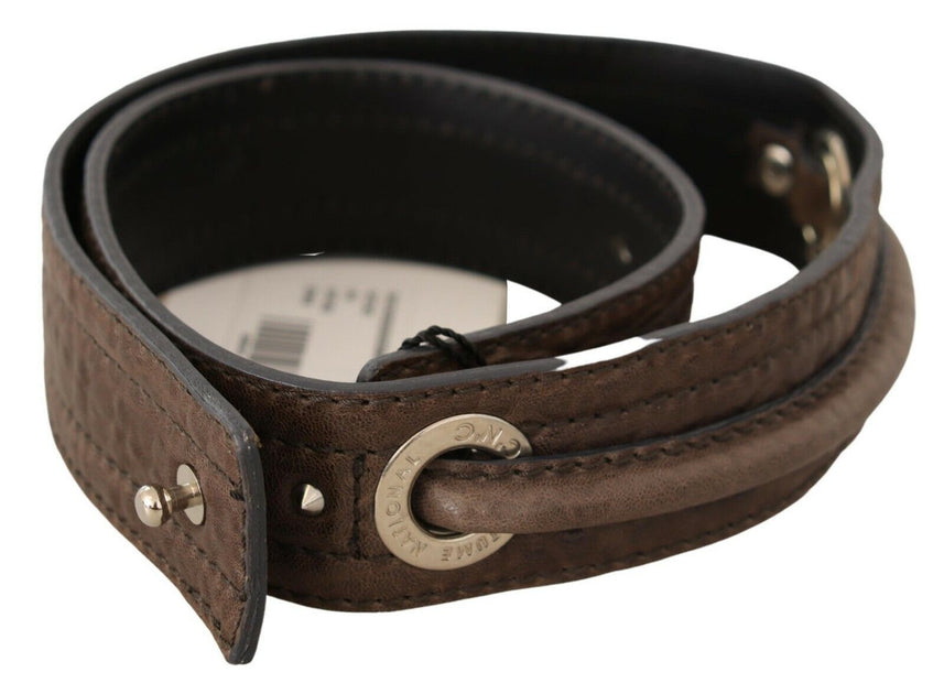 Costume National Fastening Leather Belt Brown 80cm 3