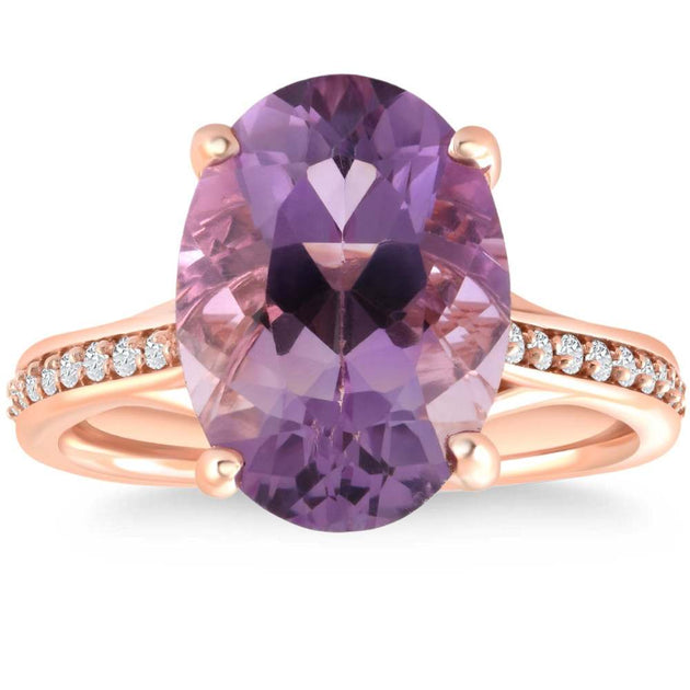 Pompeii3 Amethyst Diamond Ring Multi US 5.5 3