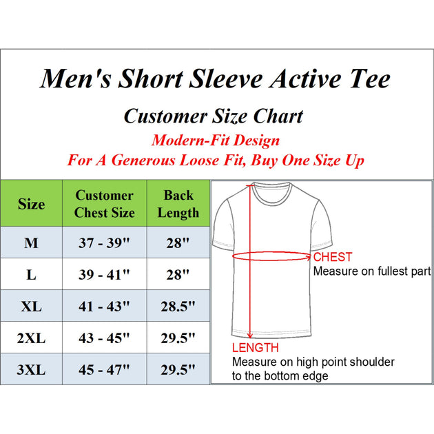 Jump Start 3-Pack Men's Short Sleeve Crewneck T-Shirt Multi Large 9