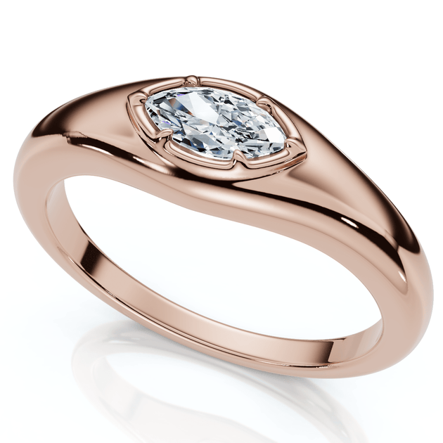Pompeii3 Eloise Anniversary Ring Gold US 4 4