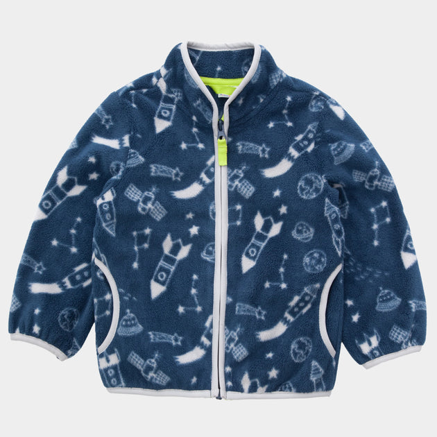 Rokka & Rolla Adventure Fleece Jacket Blue 4T 2
