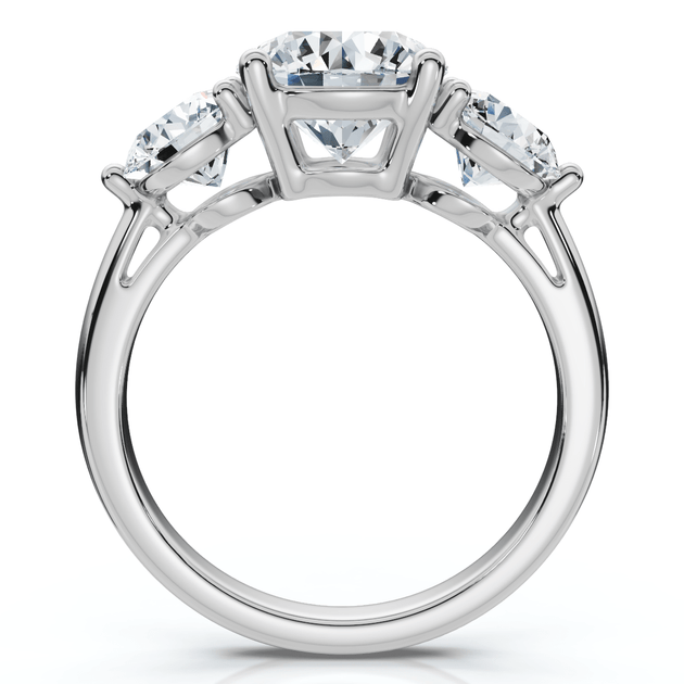 Pompeii3 3.5Ct Diamond Engagement Ring Lab Grown White Gold US 5 4