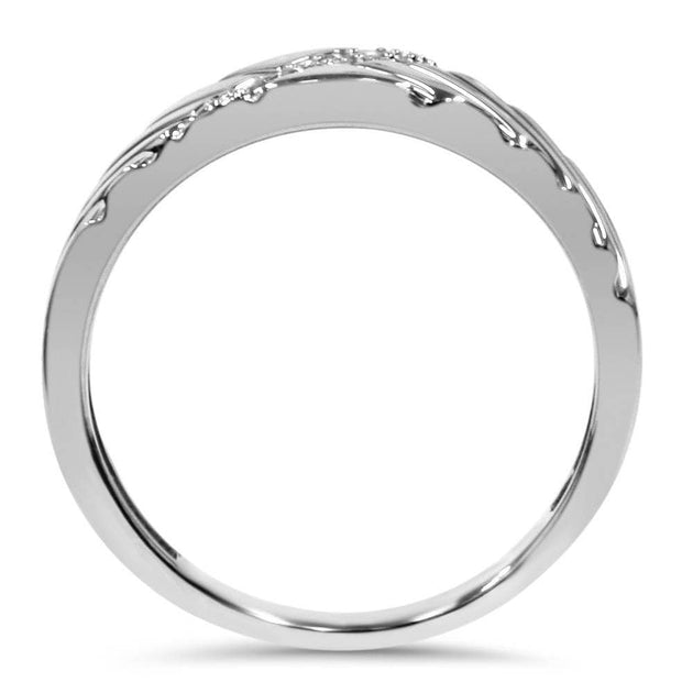 Pompeii3 Diamond Wedding Ring White Gold US 8.5 4