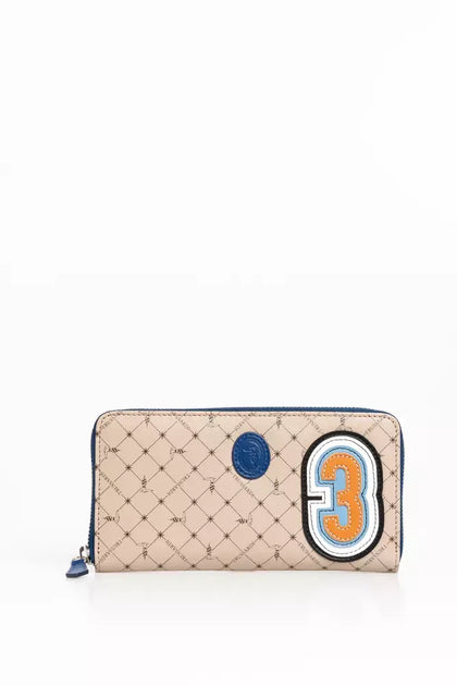 Trussardi Zip Wallet Beige One Size 2