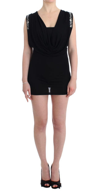 Roccobarocco Sheath Dress Black Large 2