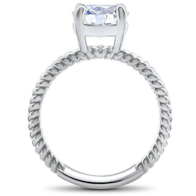 Pompeii3 Solitaire Braided Lily Engagement Ring Setting Multi US 7 4