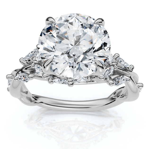 Pompeii3 3Ct Garten Diamant Verlobungsring 6