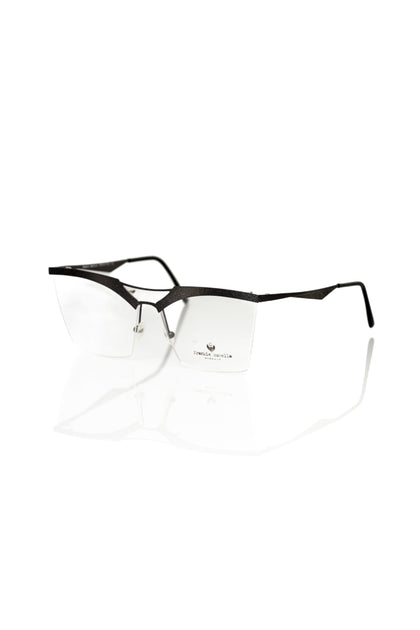 Frankie Morello Clubmaster Eyeglasses Black One Size 3