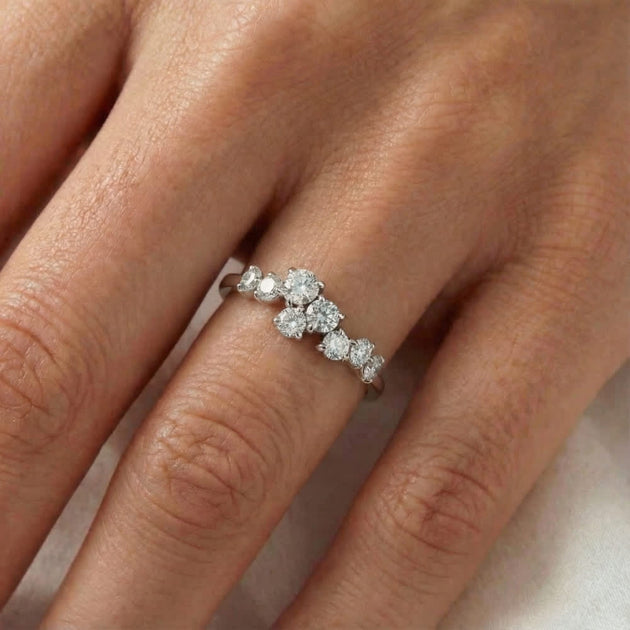 Pompeii3 Constellation Diamond Ring 14k Gold US 9 4