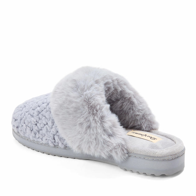 Dearfoams Courtney Knit Scuff Slipper Pink Small 4