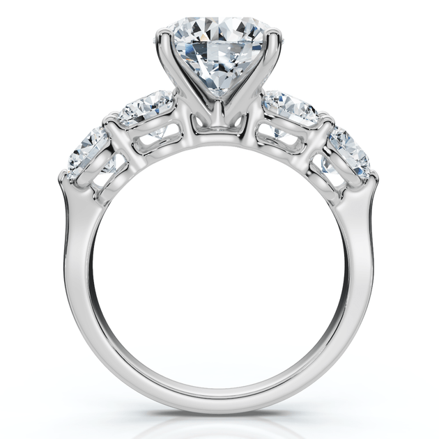 Pompeii3 Certified 3.5Ct Diamond Engagement Ring Gold/Platinum US 7.5 4