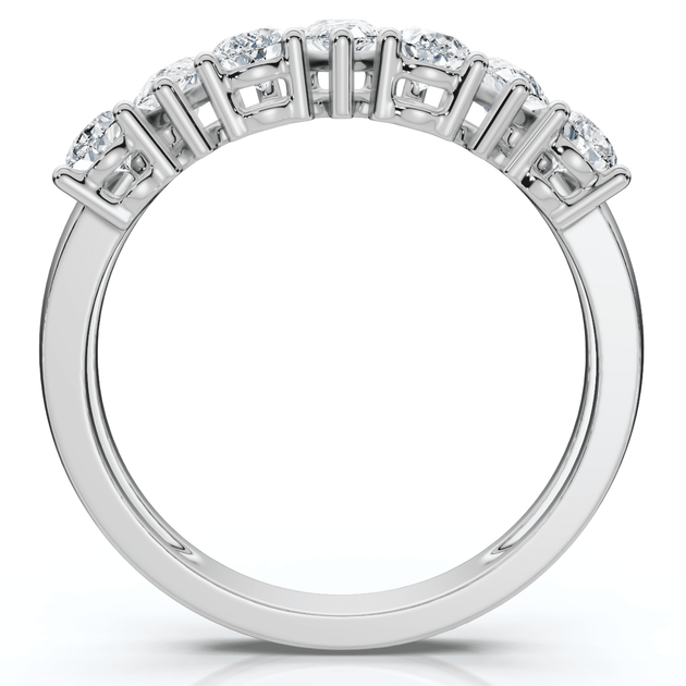 Pompeii3 1.2Ct Pear Shape Diamond Anniversary Ring 14k Gold EF/VS US 8.5 6