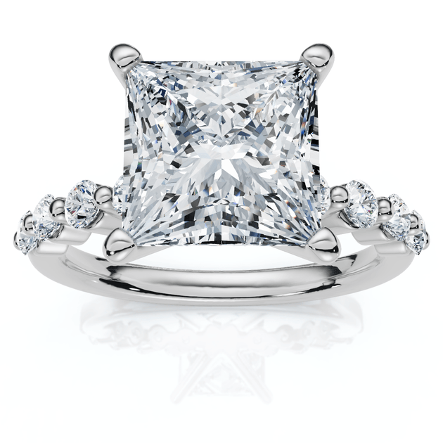 Pompeii3 Monica Diamond Engagement Ring Gold US 4.5 4