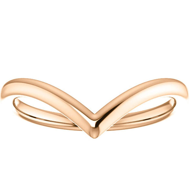 Pompeii3 Contour Guard Wedding Band Gold US 8.5 4