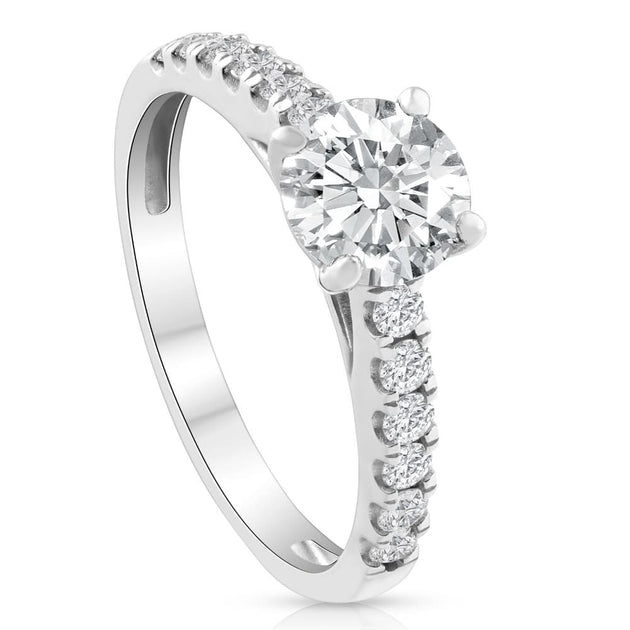 Pompeii3 Lab Grown Diamond Ring White Gold US 7.5 4