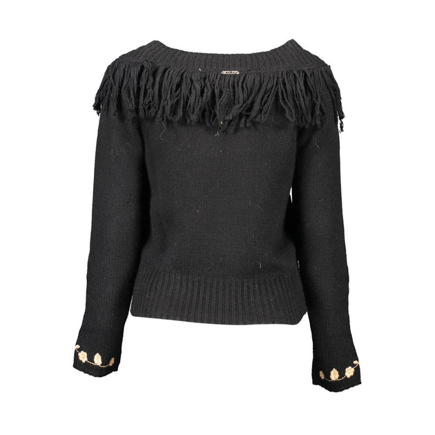 Blugirl Viscose Women's Sweater Black Small 3