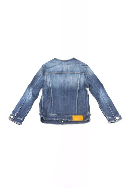Jacob Cohen Cotton Women Jacket Blue Small 3