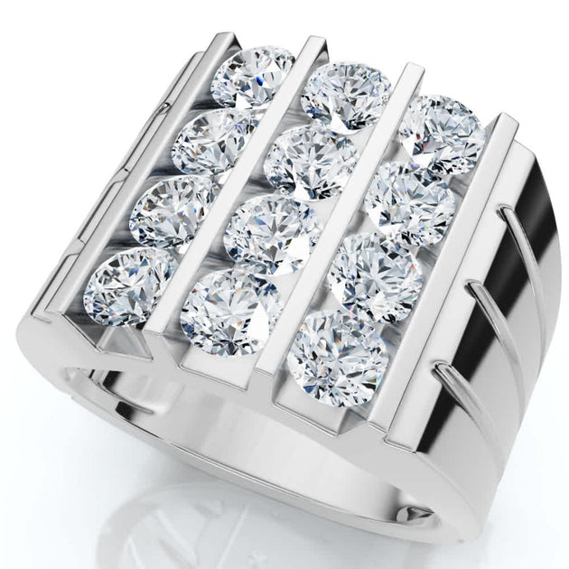 Pompeii3 Diamond Wedding Band Gold 8.5 6