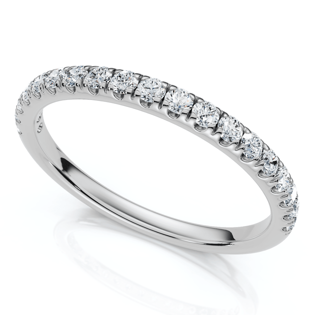 Pompeii3 Pave Diamond Wedding Ring 14k Gold US 8 3