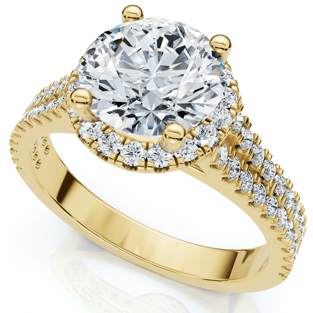 Pompeii3 Waverly Diamond Engagement Ring White Gold US 7.5 4