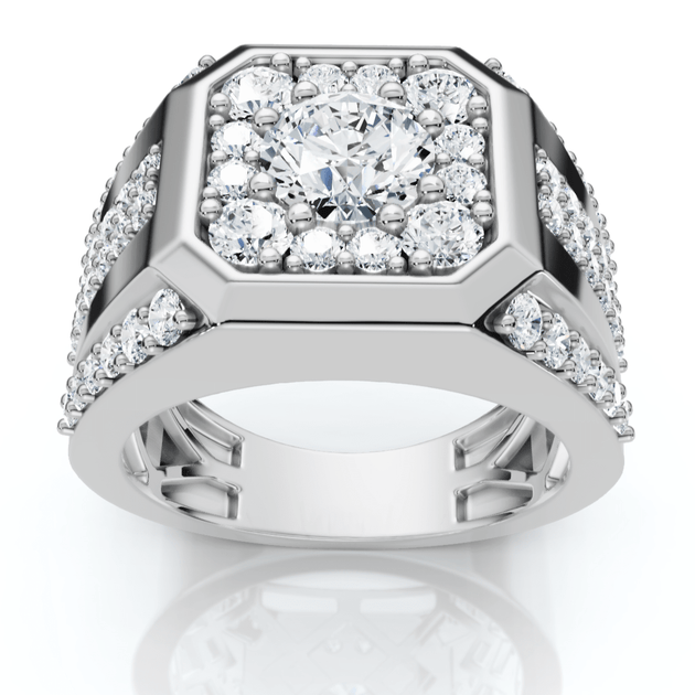 Pompeii3 2Ct Diamond Band White Gold US 7.5 3