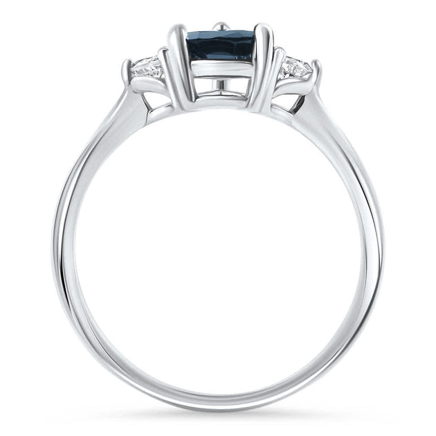Pompeii3 Sapphire Diamond Ring Blue US 7 3