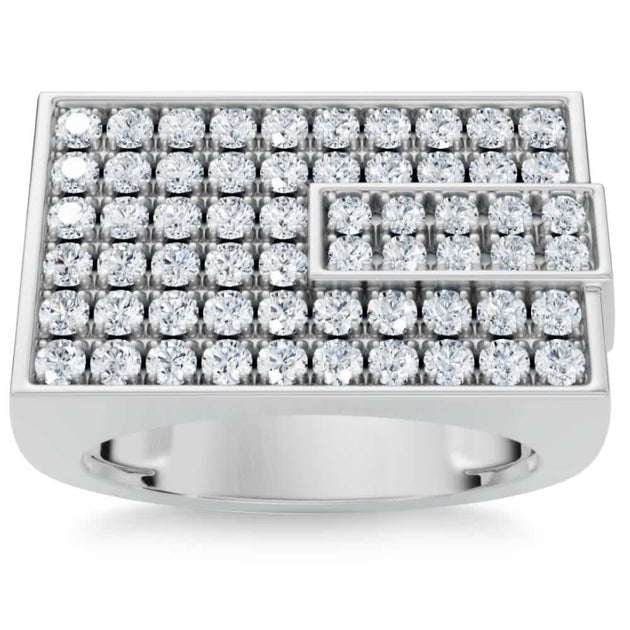 Pompeii3 1CT Diamond Cluster Ring 10k Gold US 10.5 4