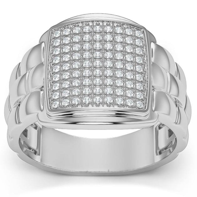 Pompeii3 Pave Diamond Ring Gold US 10 2