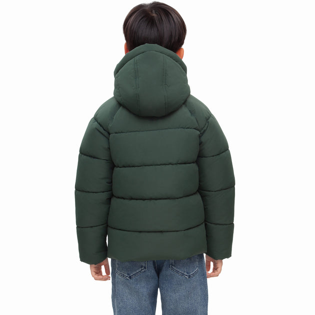 Rokka & Rolla Boys Ripstop Winter Coat Green US 4 3