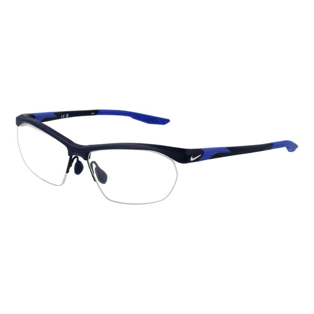 Nike Stainless Steel Half-Rim Glasses Blue 2