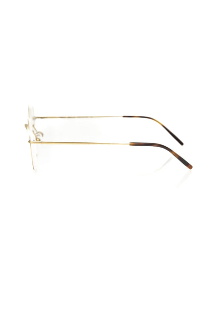Frankie Morello Lunettes Rondes Or Taille Unique 4