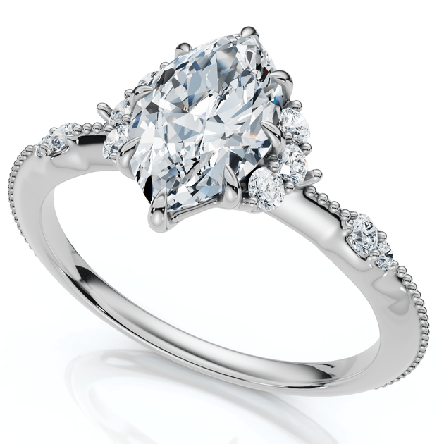 Pompeii3 Viviana Diamond Engagement Ring Gold US 7.5 3