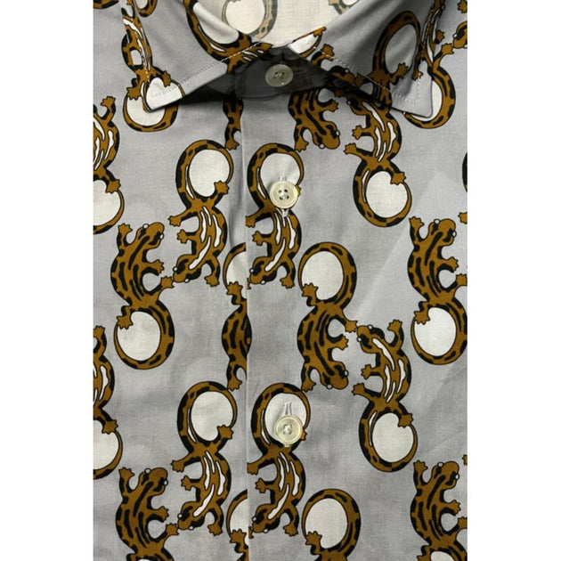 Bagutta Men Shirt Multicolor Small 4
