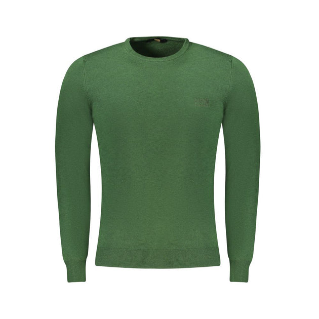 Cavalli Class Men's Sweater Green Large 2