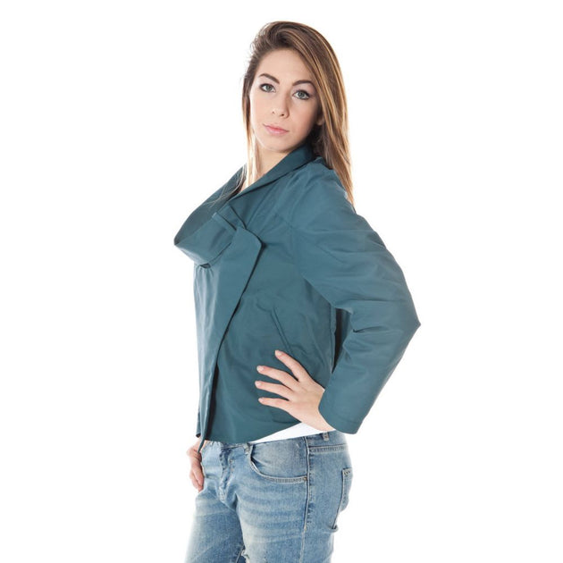 Calvin Klein Polyamide Women Jacket Green EU 38 3