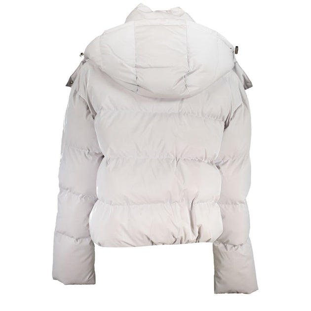 Patrizia Pepe Poliuretano Jacket White EU 40 3