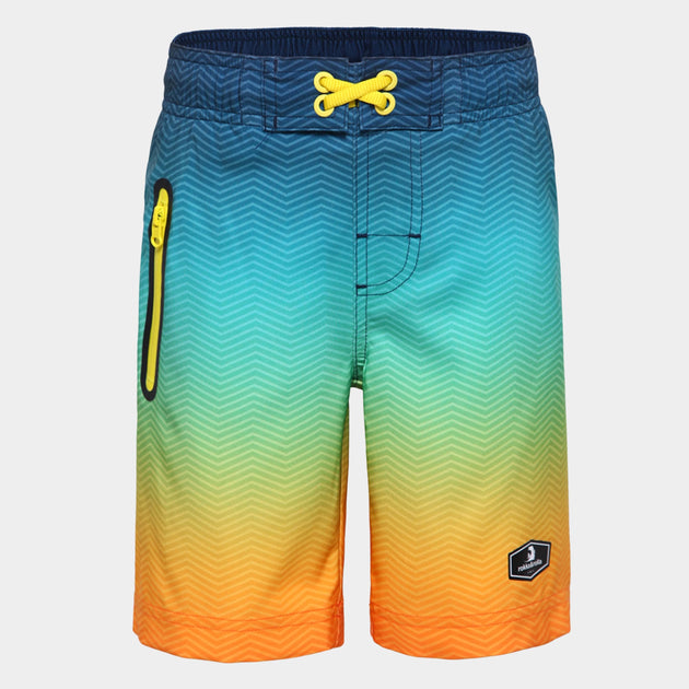 Rokka & Rolla Boys 4-Way Stretch Board Swim Trunks Multi US 10-12 2
