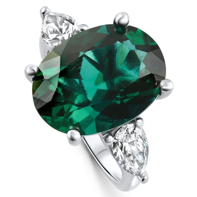 Pompeii3 Emerald Diamond Ring Gold US 7 2