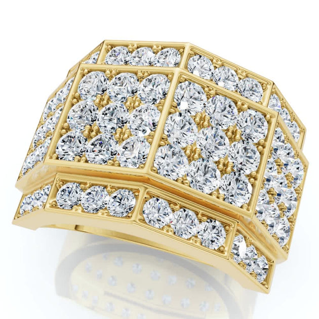 Pompeii3 Multi-Cluster Diamond Ring White US 8.5 3