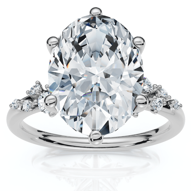 Pompeii3 Doris Diamond Engagement Ring 14k Gold US 5 4