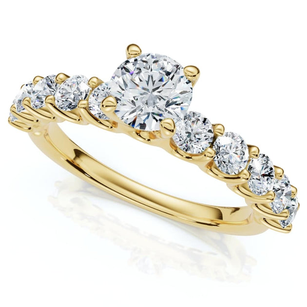 Pompeii3 Diamond Engagement Ring 14k Gold US 4 2