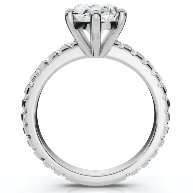Pompeii3 Marquise Diamond Engagement Ring 14k Gold US 8 6
