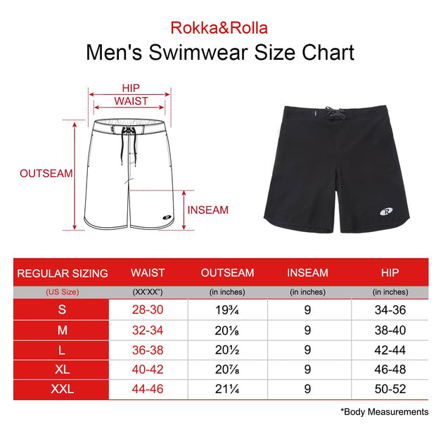 Rokka & Rolla Stretch Board Swim Trunks Grey Small 3